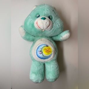 Vintage Kenner Care Bear Bedtime Bear Plush 1983 Plush Stuffed Animal Toy